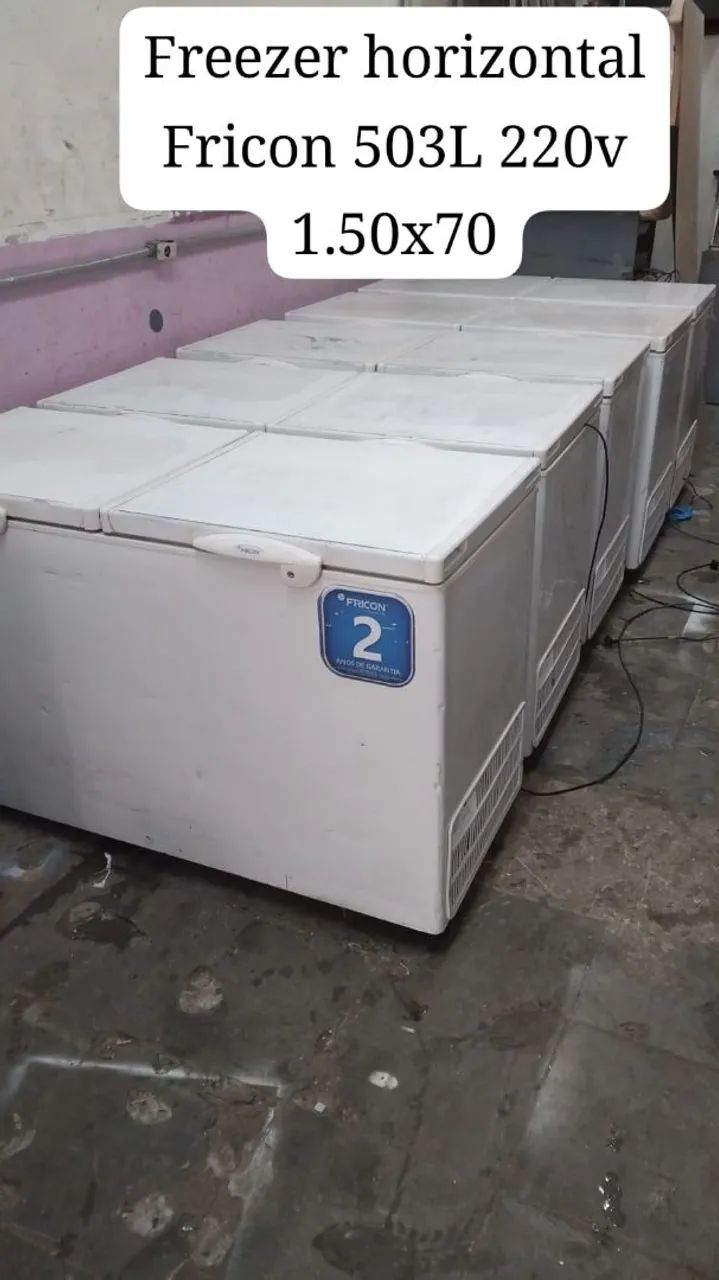 Freezer horizontal fricon 503L 220v - Foto 2