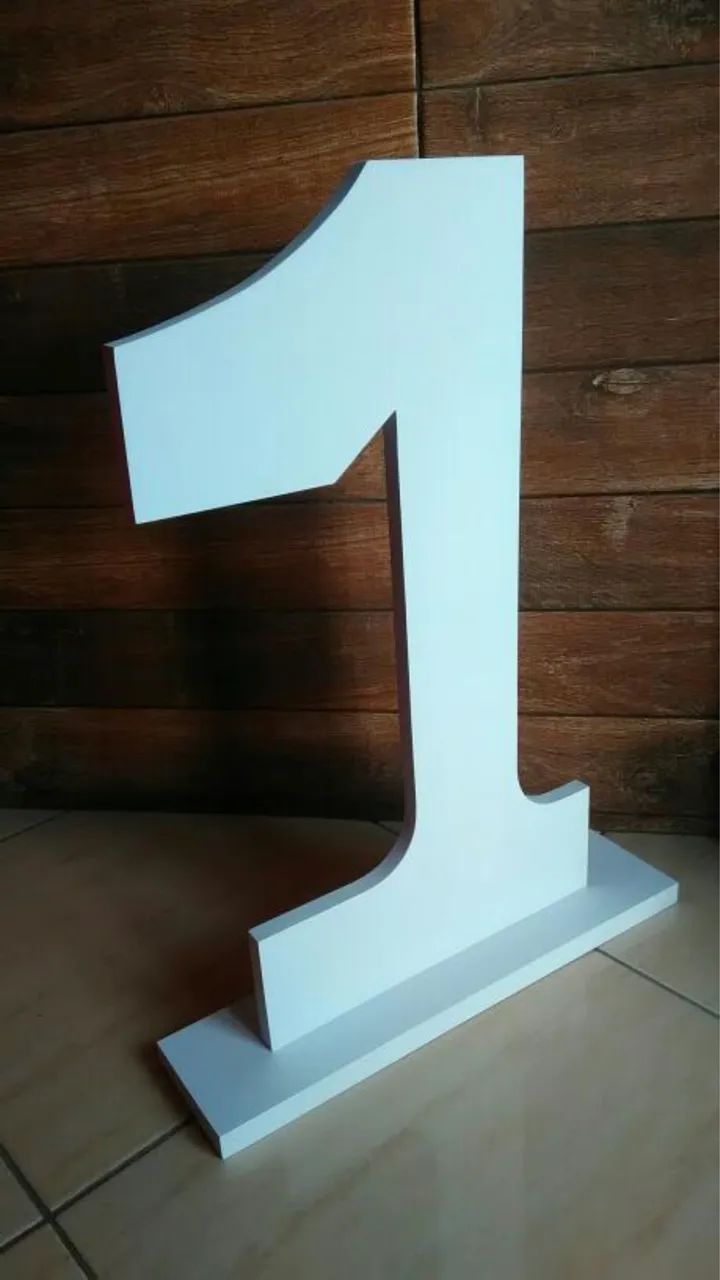 Número 1 para decorações  - Foto 2