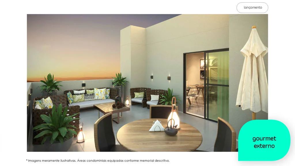 Apartamento para venda com 49 metros quadrados com 2 quartos em Cidade Industrial - Curiti - Foto 3