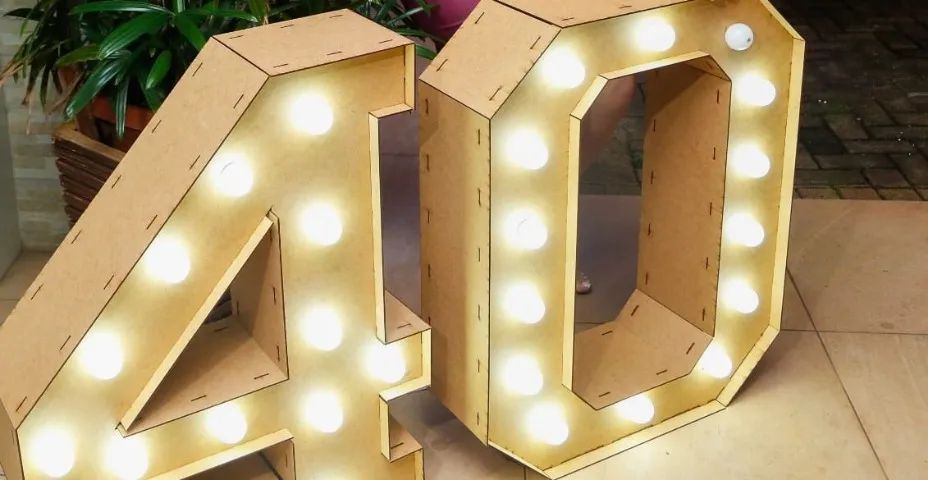 numero decoração niver 