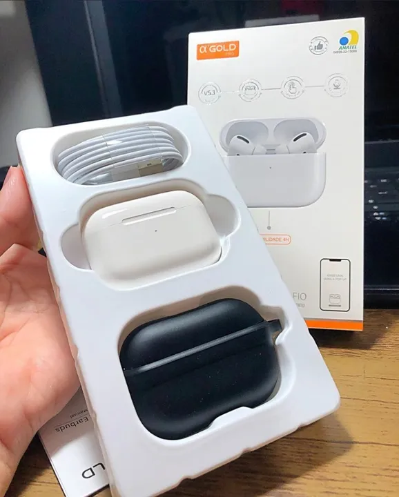 Fone sem fio bluetooth + Capa de silicone ALTISSIMA QUALIDADE - Entrega gratis