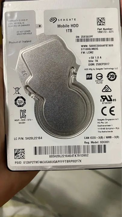 HD Externo Seagate 1TB Mobile 