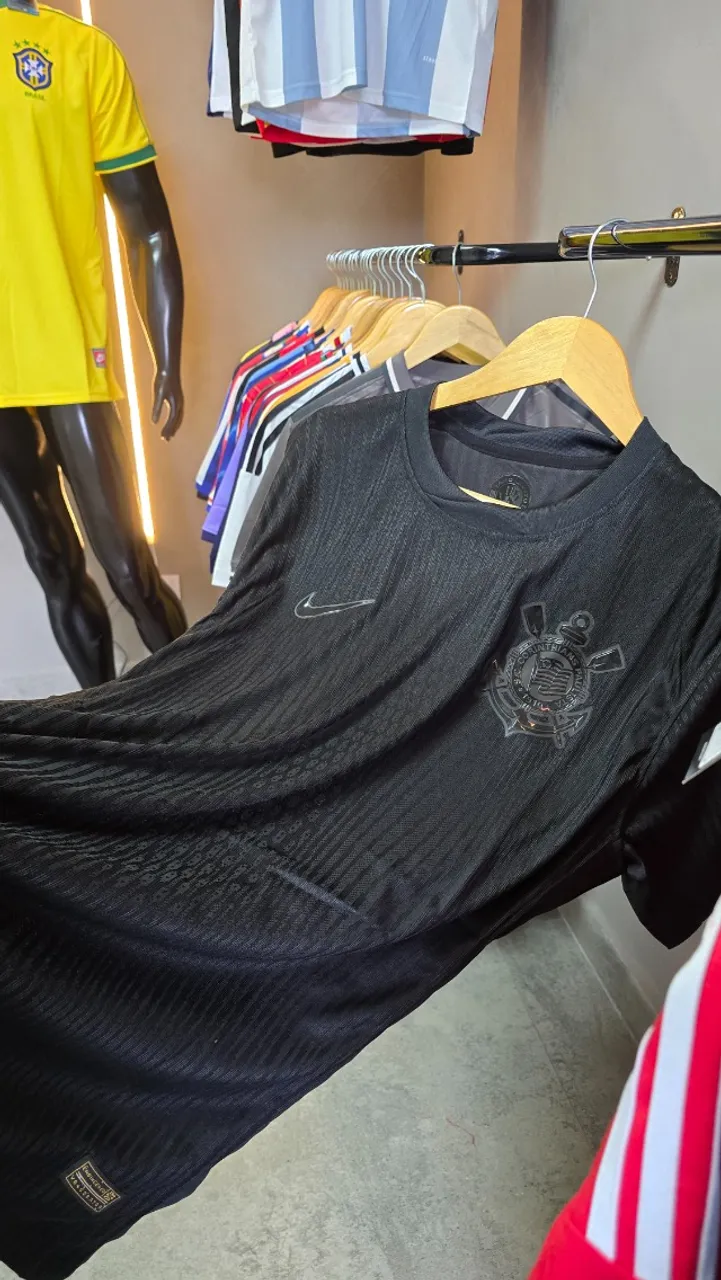Camisa Corinthians All Black Jogador