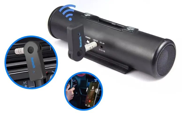 Adaptador P2 Bluetooth Receptor Audio para Som do Carro - Foto 2