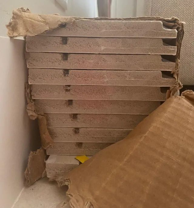 Rodapé Santa Luzia - Linha Moderna 496 Branco - 15 cm - Foto 4