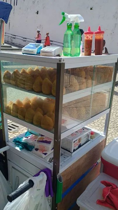 CARRINHO DE LANCHE COM DUPLA VITRINE - Foto 4