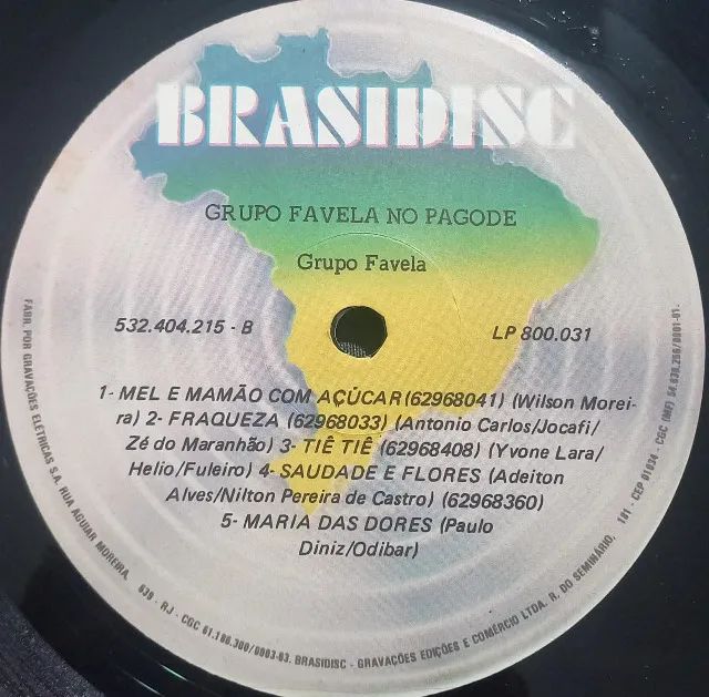 Disco de Vinil LP Grupo Favela no Pagode - Foto 4
