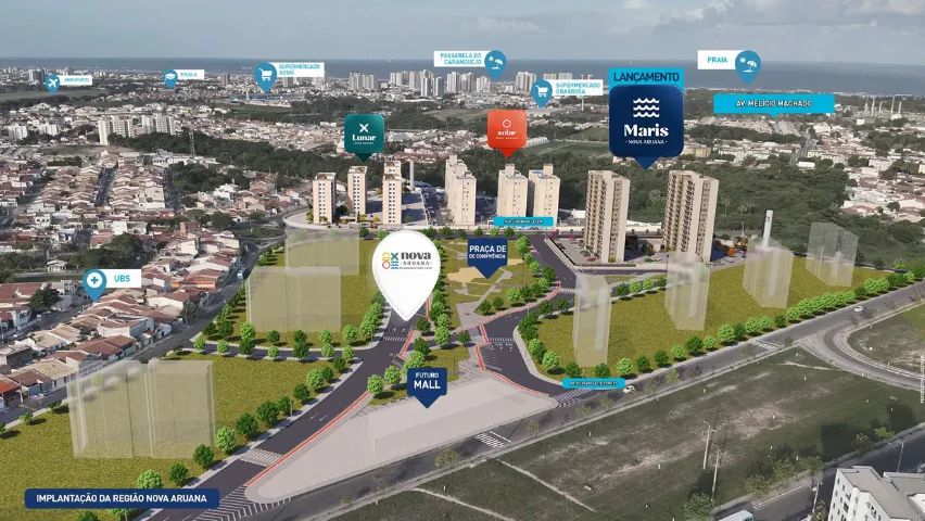 Lançamento Exclusivo - Maris Nova Aruana - 2 Quartos com suíte