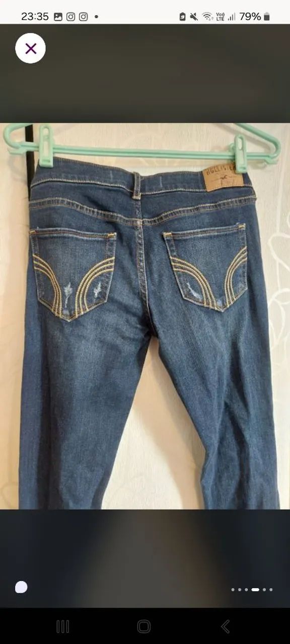 Calça jeans hollister - Foto 4