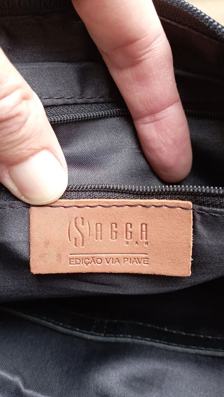 Bolsa de couro legítimo  - Foto 6