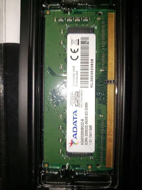 Memória RAM ADATA DDR4 8GB 3200MHz - Notebook