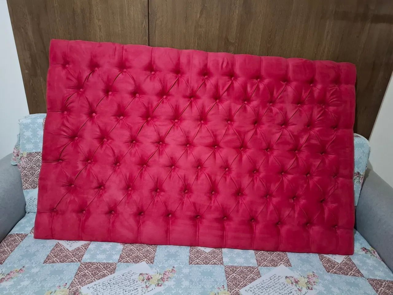 Cabeceira 2m Suede Pink - Foto 2