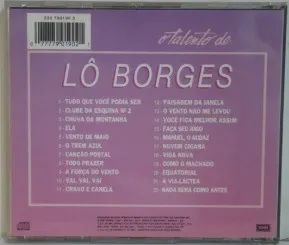 CD-Lô Borges - O talento - Em perfeito estado de conservação - Foto 2