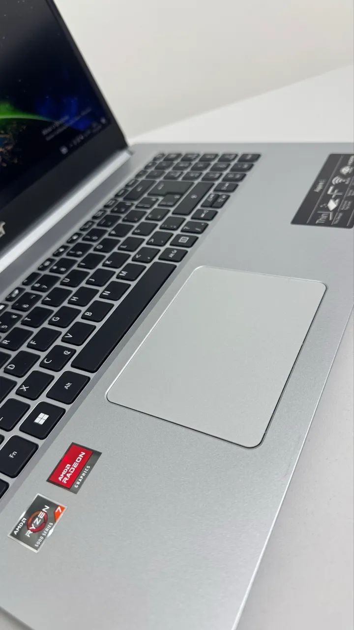 Notebook Acer Aspire 5 ? Acer Aspire 5 ?  Ryzen 7 5700U ( equivalente a i7-12° Geração )  - Foto 2