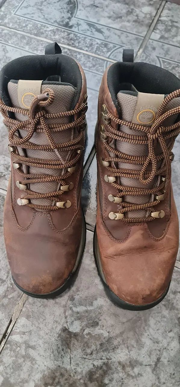 Boot Timberland Bota Couro Timberland Ek Legend Os Marrom