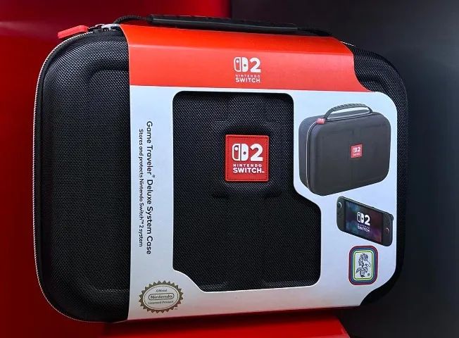 Nintendo Switch 2 Acessório Case Game Traveler Deluxe Travel  - Black -  Large - Novo