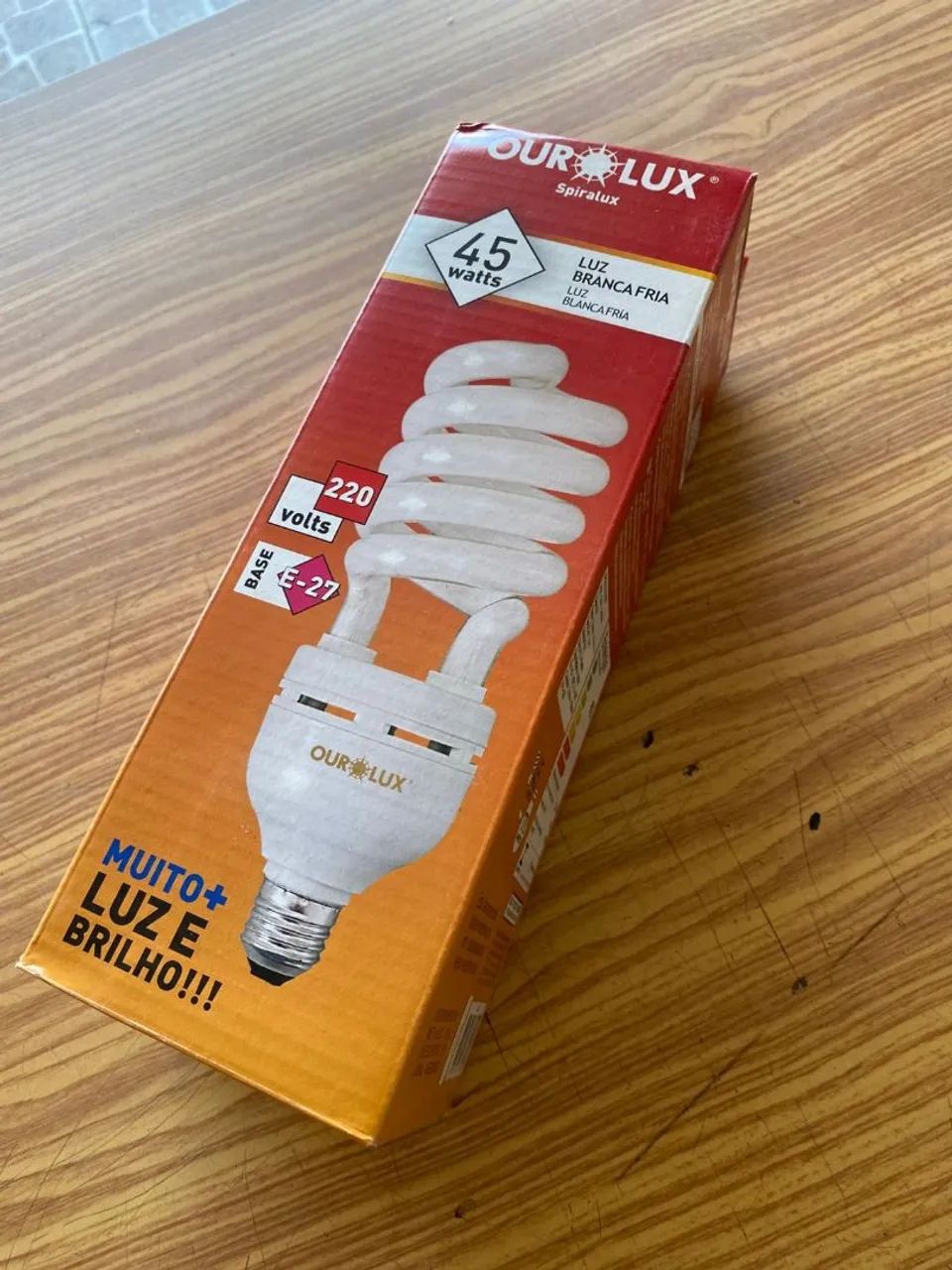 Lâmpada espiral Ourolux 45watts 220v - Foto 4