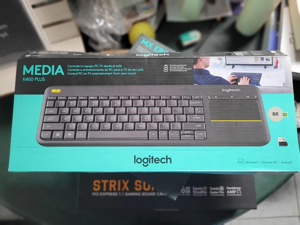 Teclado Logitech K400 Plus TV - Foto 2