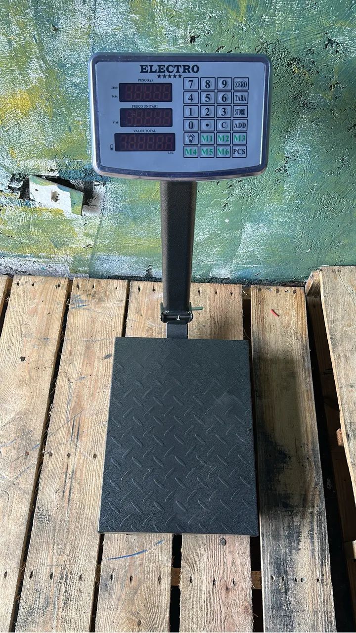Balança comercial digital de 200 kilo plataforma de 40x30 novas 