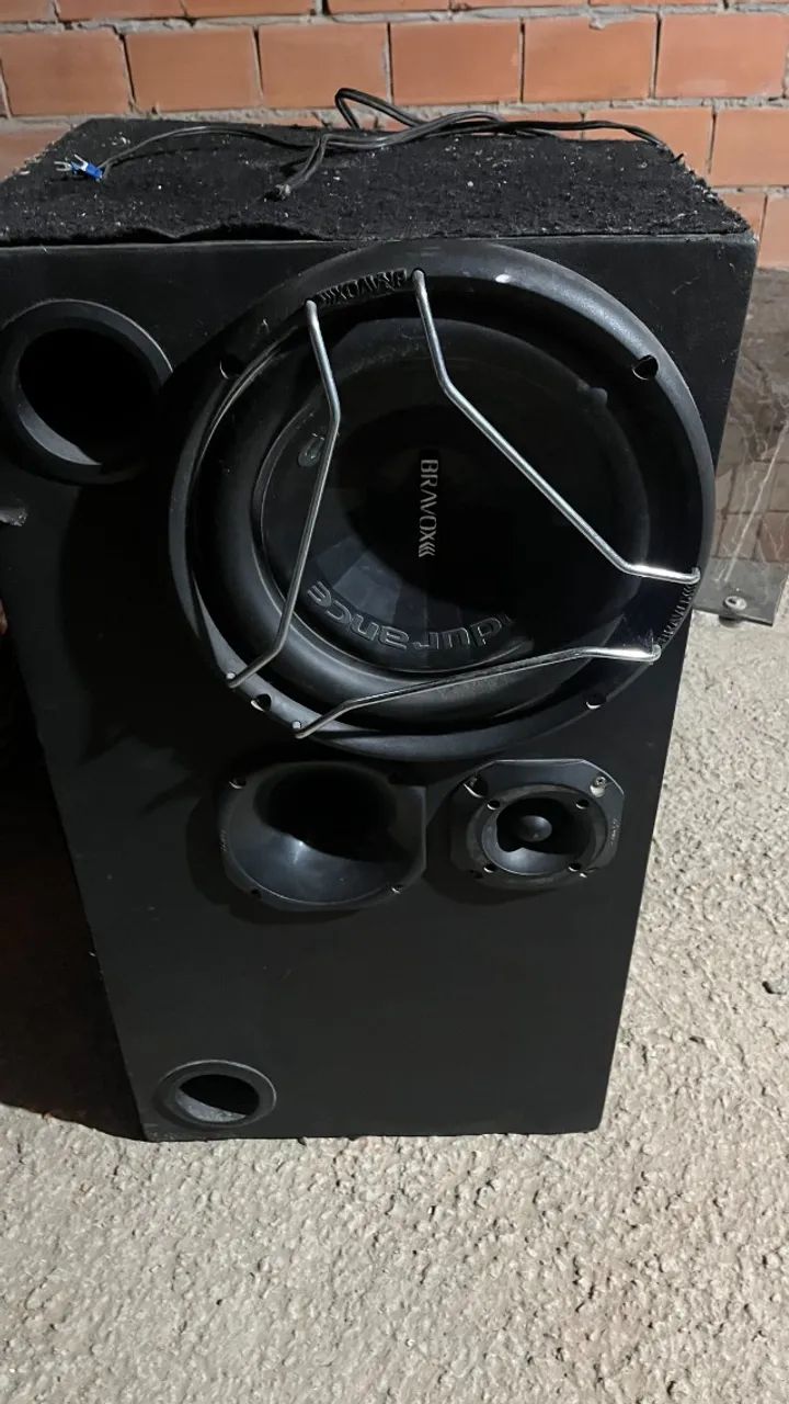 Caixa de Som Bravox 12? + Módulo 1600 RMS