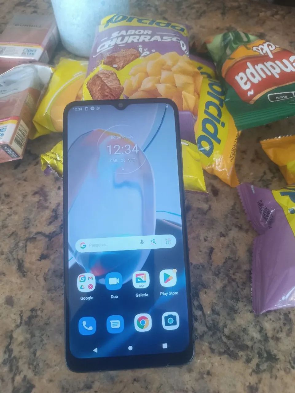 Motorola E22 com biometria na lateral  - Foto 2