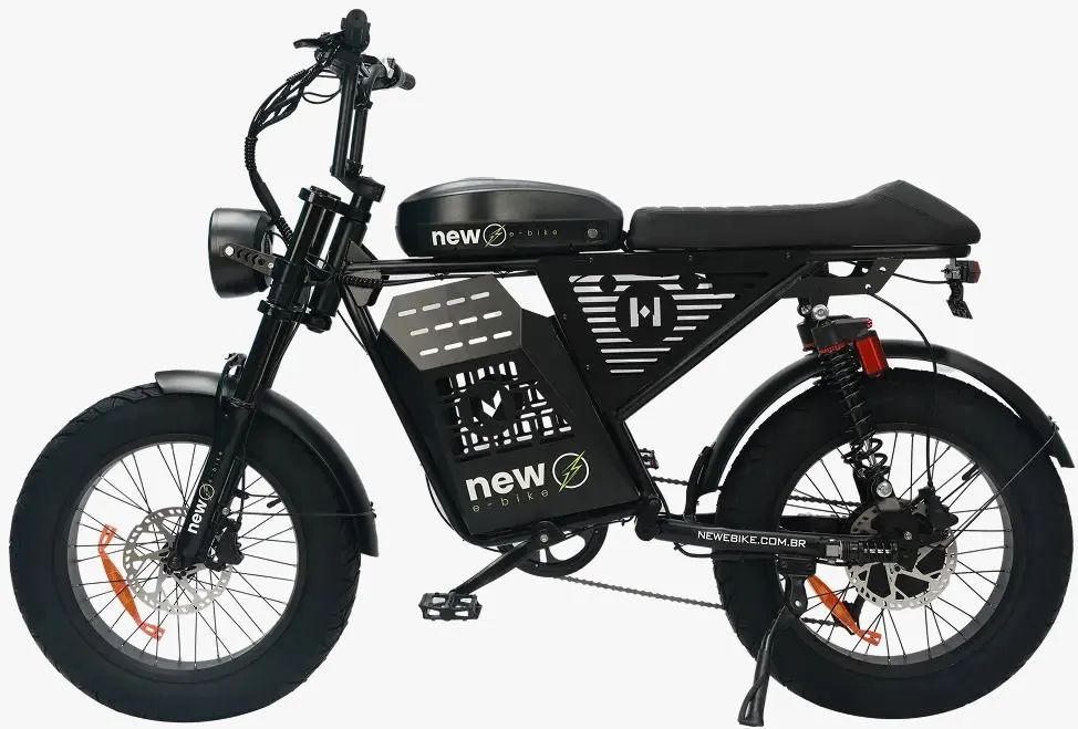 Bicicleta elétrica. 