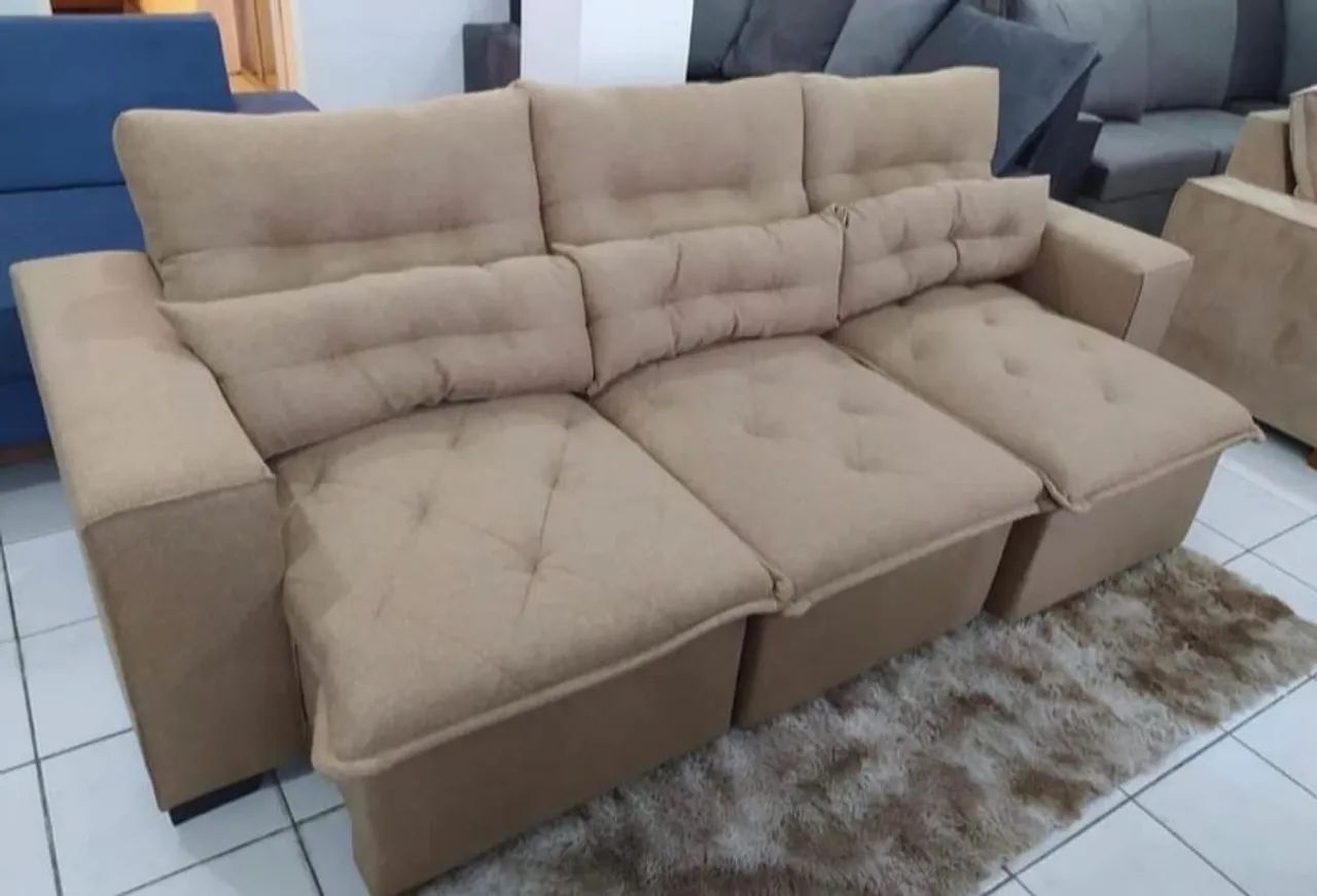 SOFÁ RETRÁTIL COM PILLOW - Foto 2