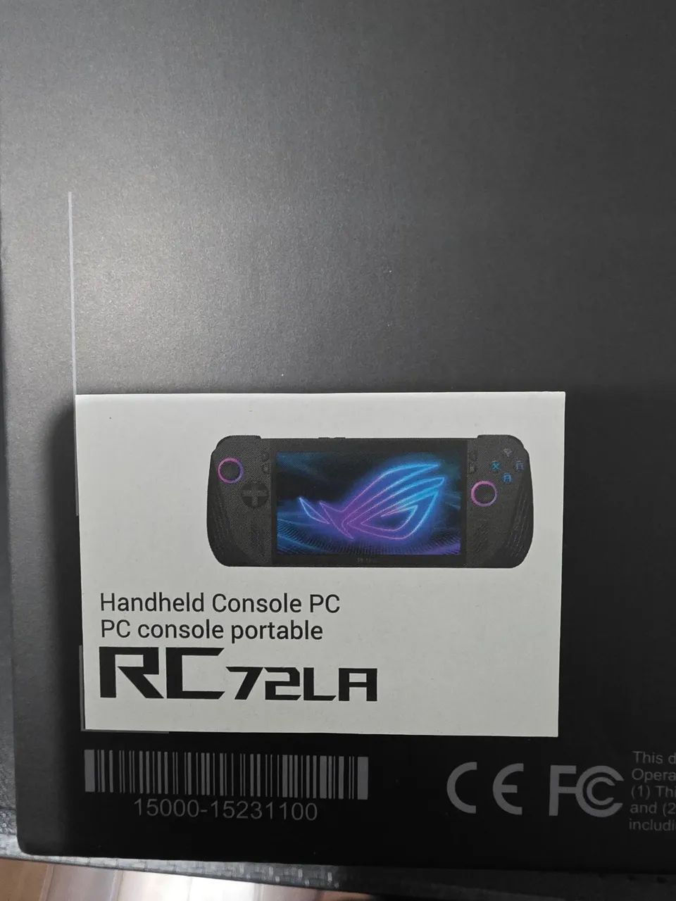 ROG Ally X com estojo de proteção e caixa - Foto 5