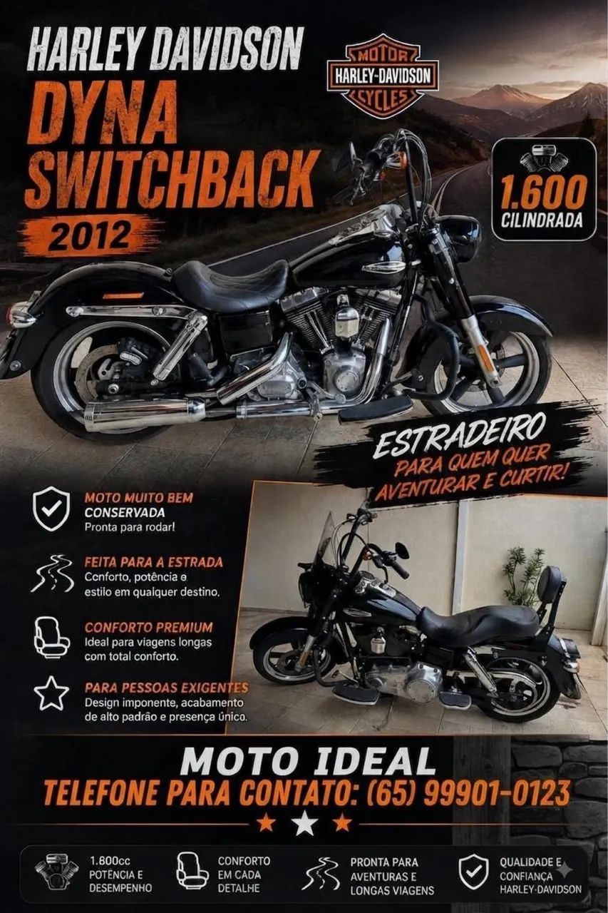 Harley-Davidson FLD Dyna Switchback - Foto 2
