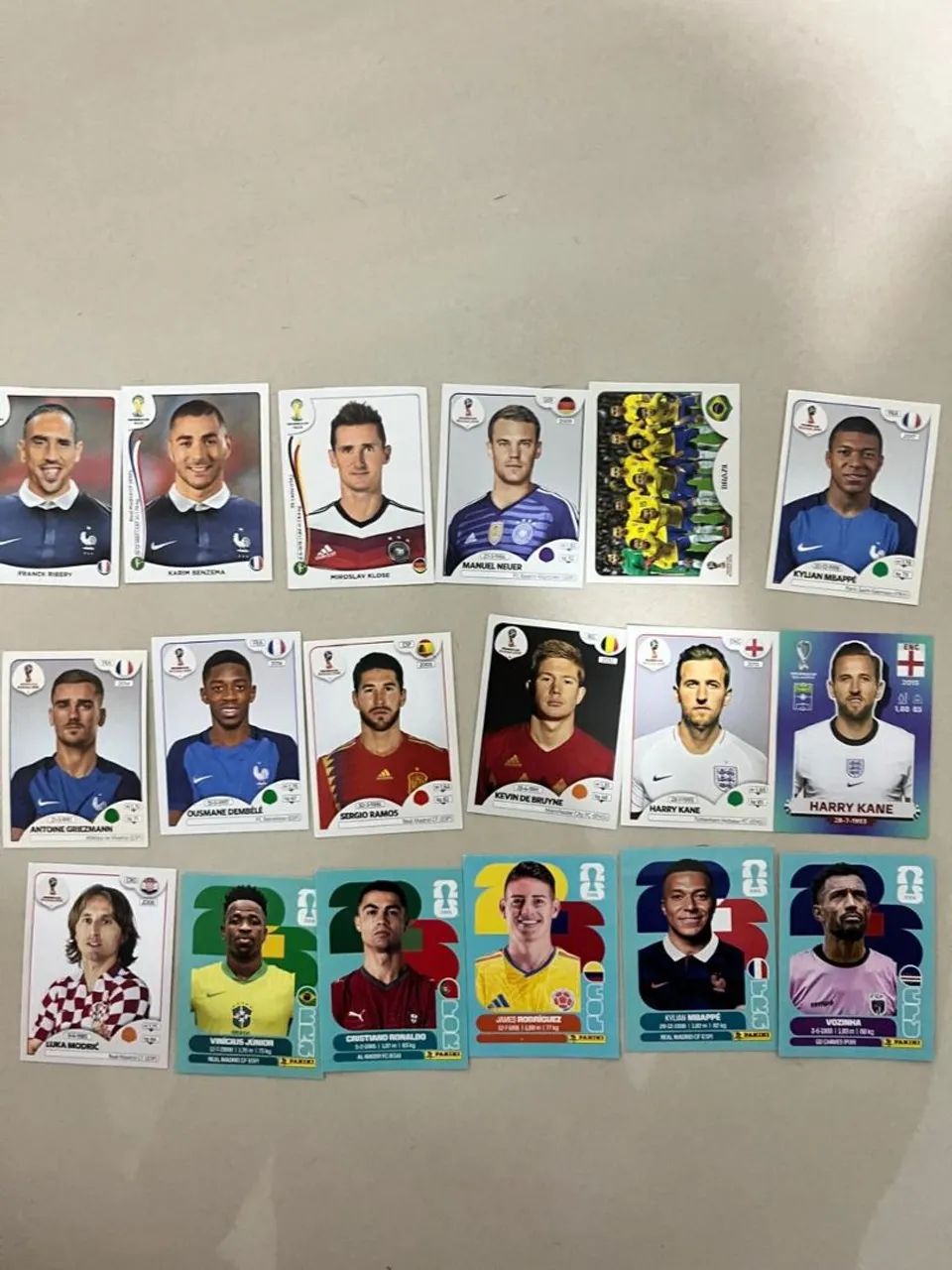 Figurinhas Craques Da Copa Do Mundo Panini