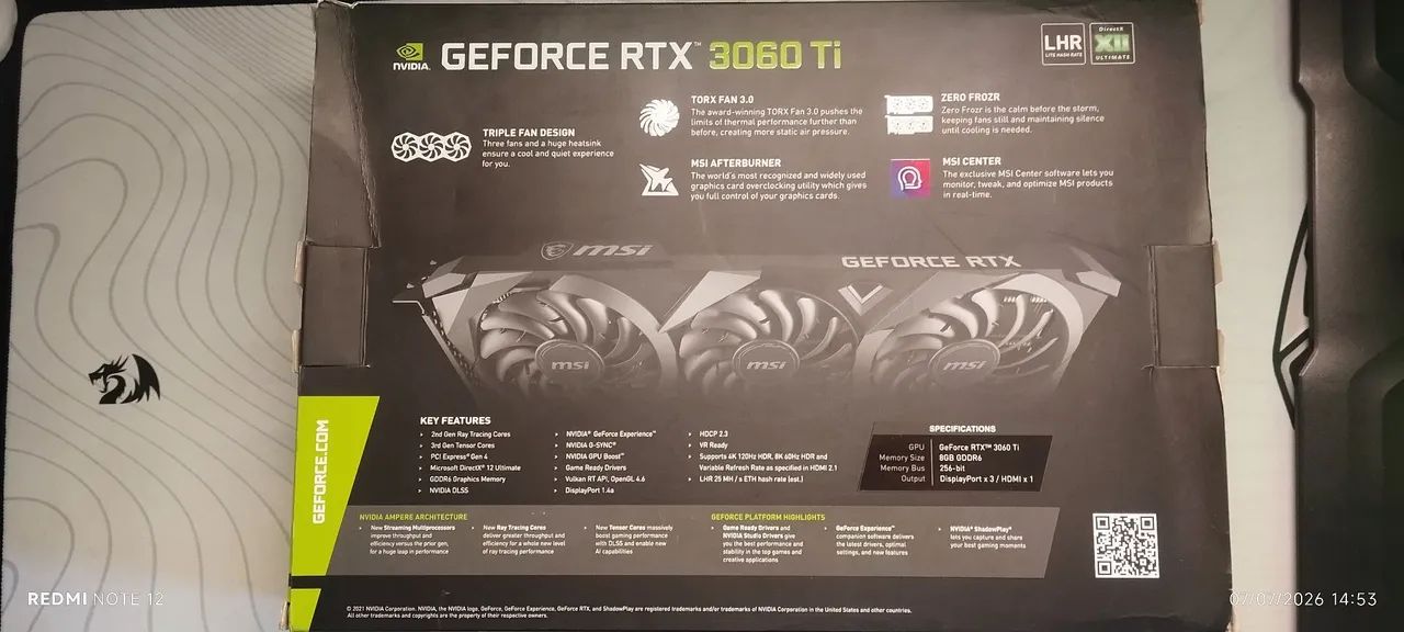  Rtx 3060 ti 8gb  - Foto 4