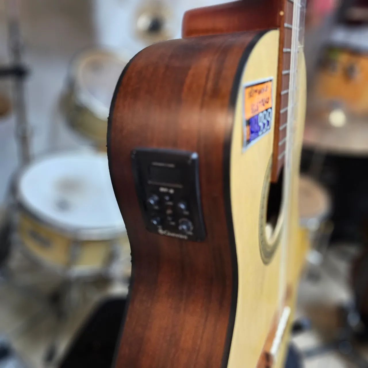 VIOLÃO GIANNINI BRASIL NYLON ELÉTRICO - Foto 4