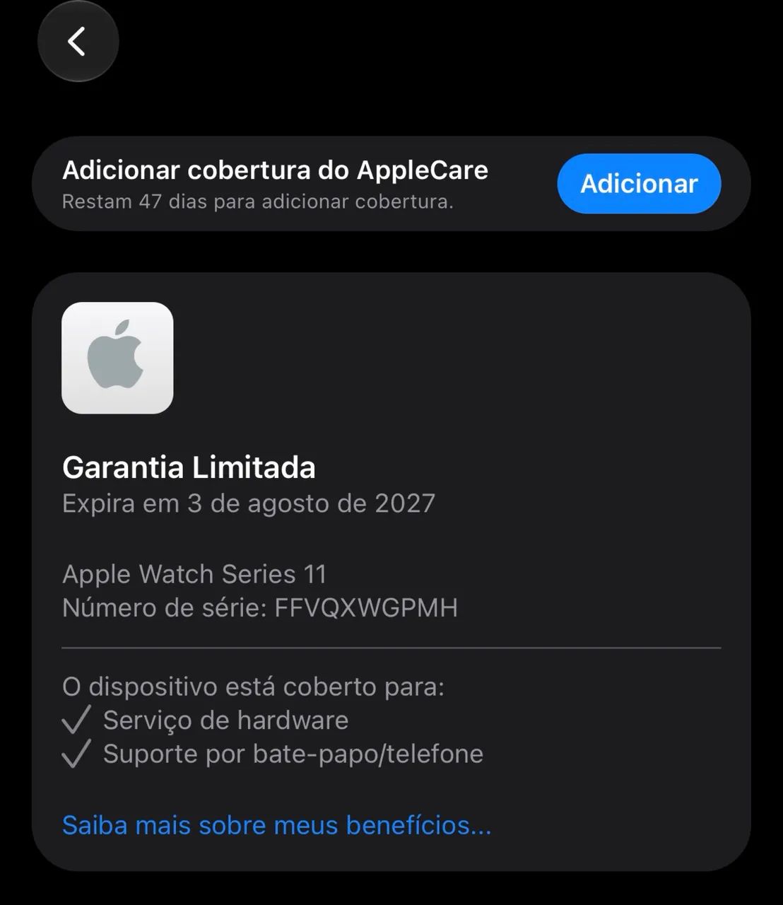 Apple Watch 11-46 ML ( 1 mês ativado ) - Foto 4