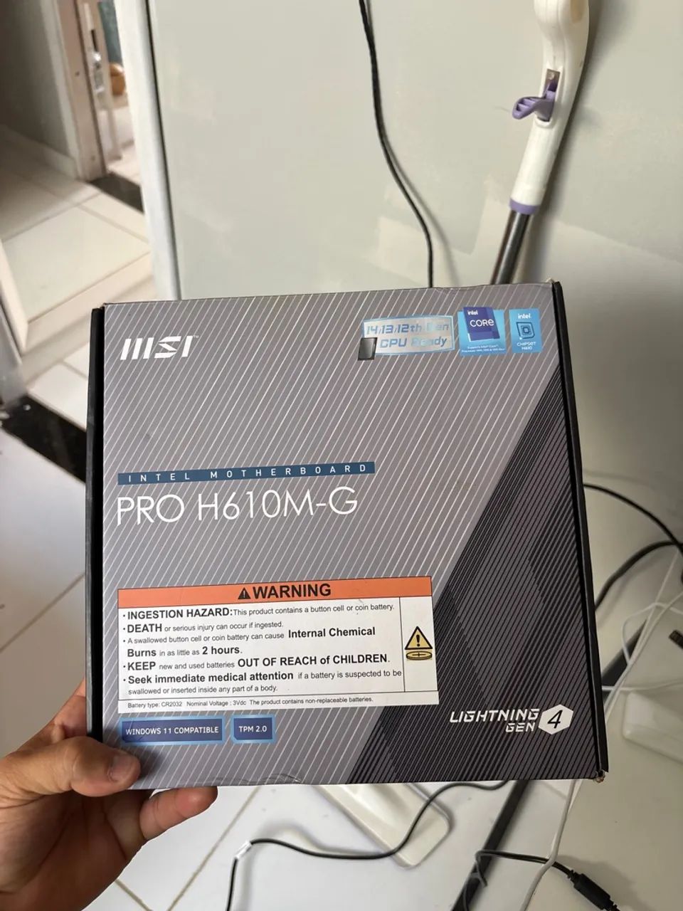 Placa Mãe Msi Pro H610m-g Socket 1700 Ddr5 - Foto 5