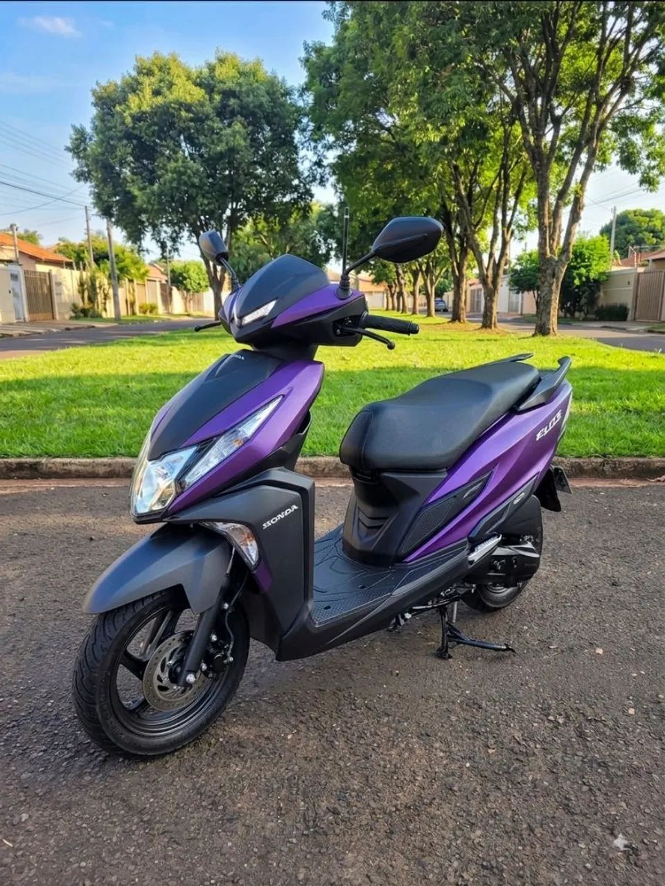 Honda Elite 125 Cor Roxa - ZERO - 2027 - Foto 2