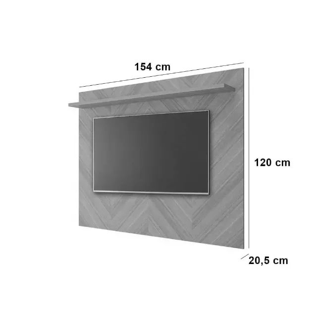Rack com Painel Volpi para Tv Até 55 Polegadas 2 Portas Permobili - Foto 2