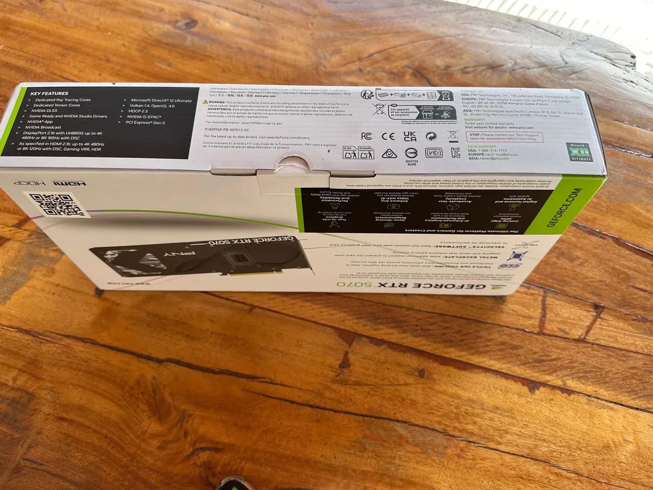 Placa de vídeo RTX 5070 PNY OC 12GB Triple Fan- Lacrada+NF - Foto 3