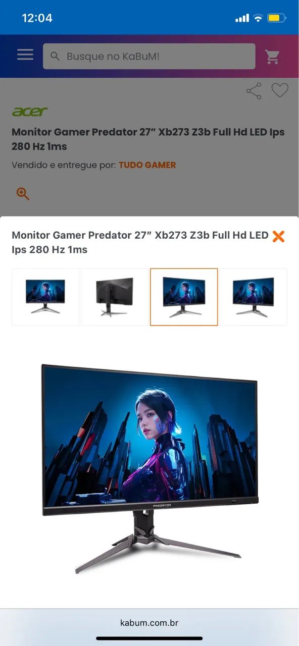 Monitor Gamer ACER Predator 27? - Foto 2