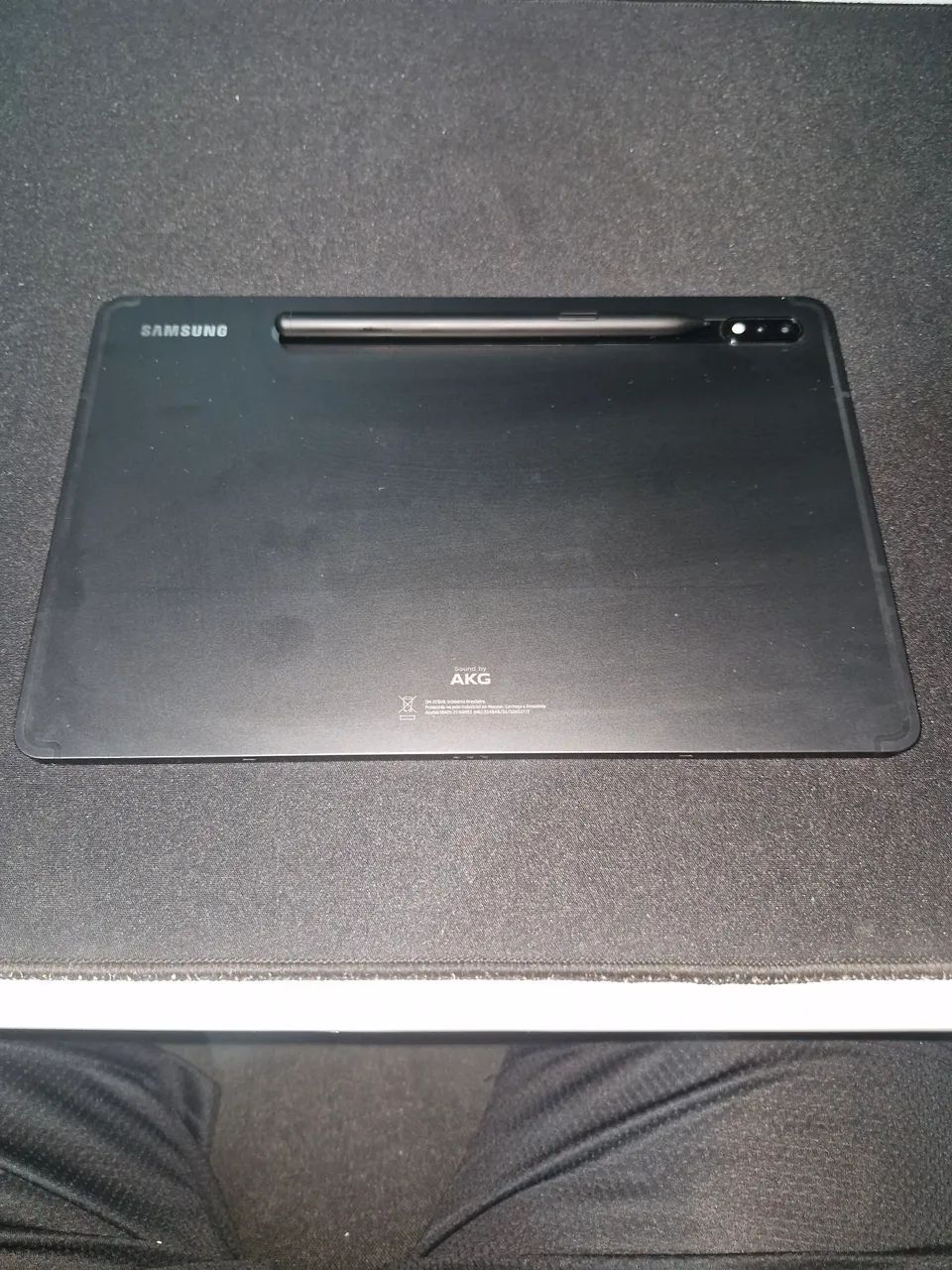 Samsung Galaxy Tab S8- Grafite com Capa Teclado original Samsung - Foto 2