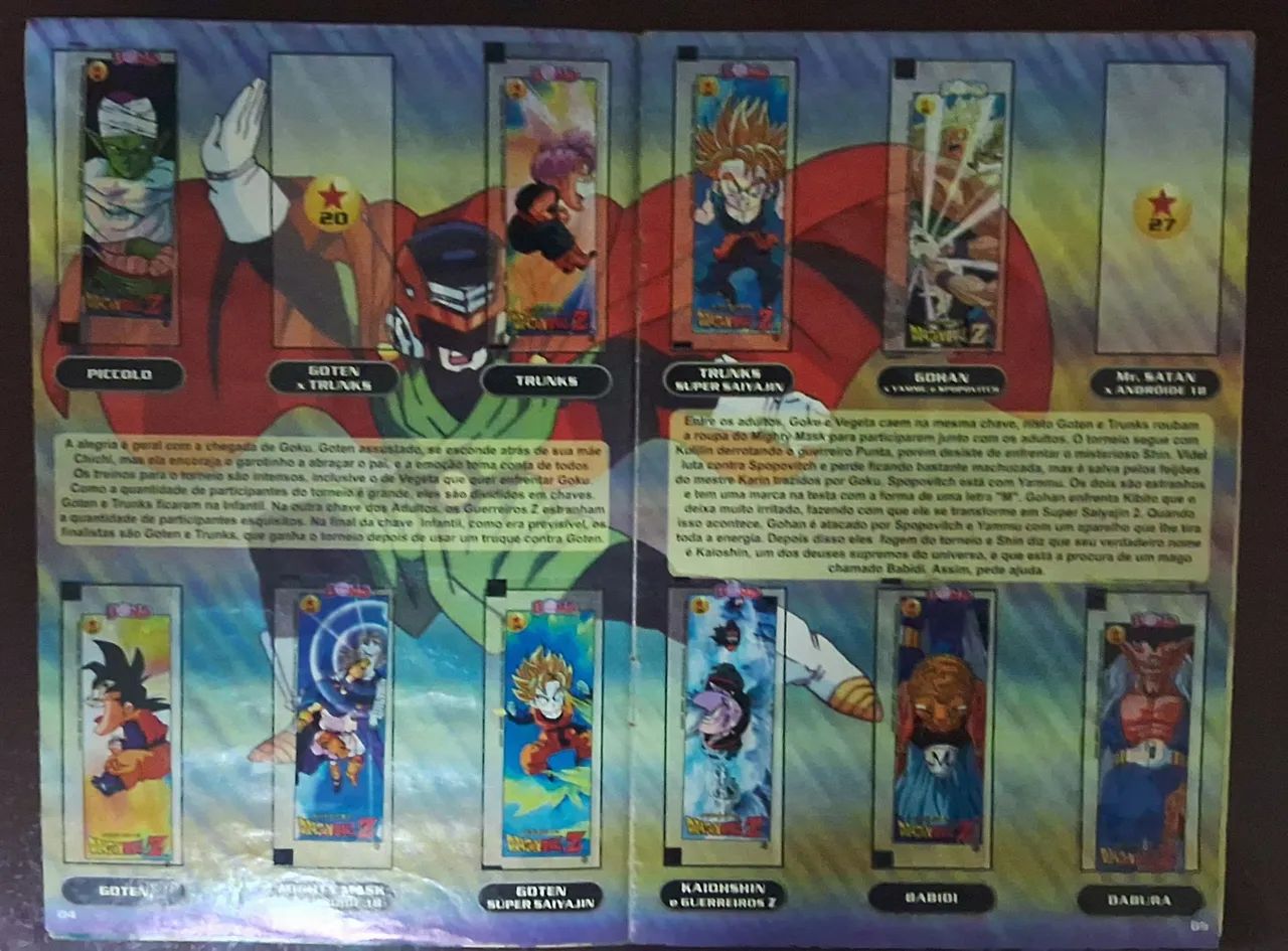 Álbum Bond Chicle Dragon Ball Z  - Foto 3