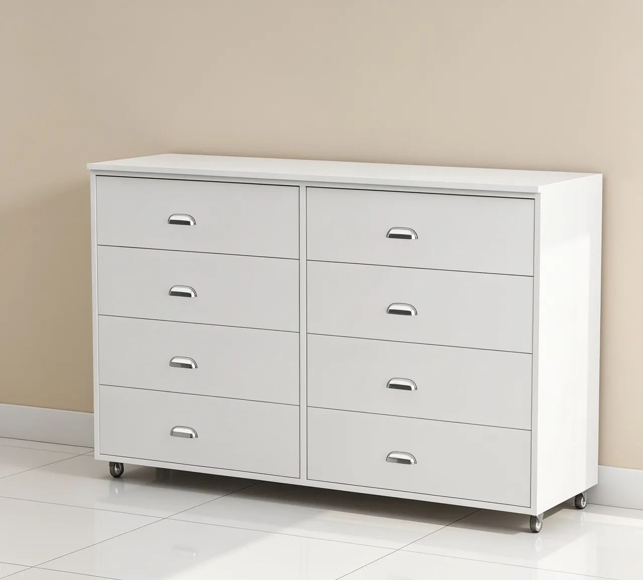 Cômodas com rodinhas em mdf