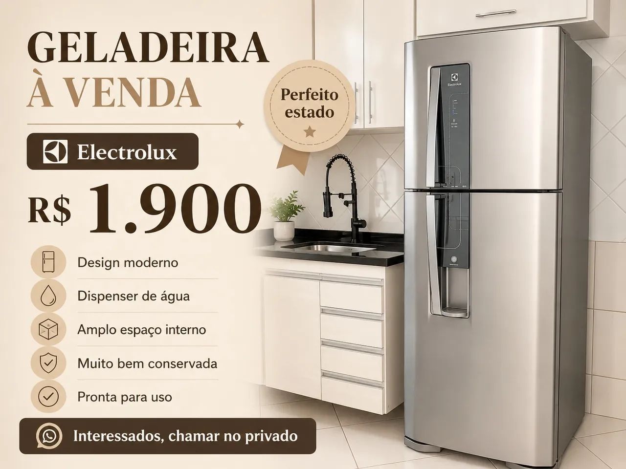 ? Geladeira Electrolux ? Perfeito Estado
