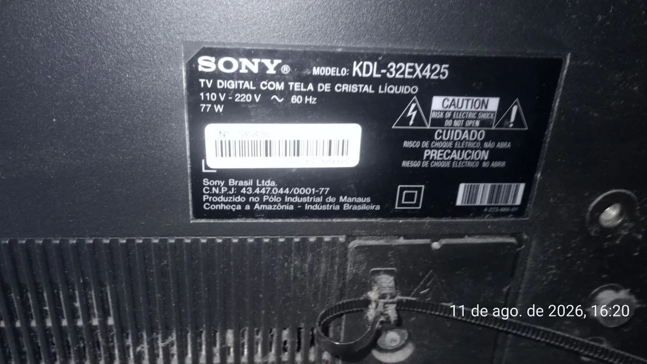 Televisão 32 polegadas sony