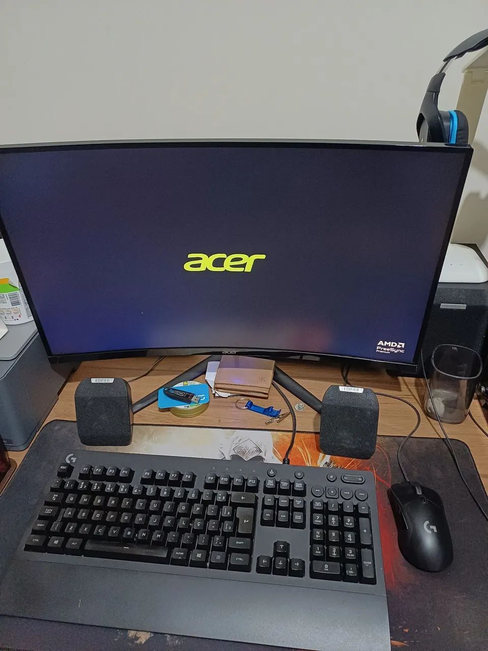 Monitor acer nitro 27 polegadas de 180hz curvo  - Foto 4