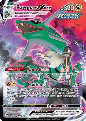 Carta pokémon rayquaza