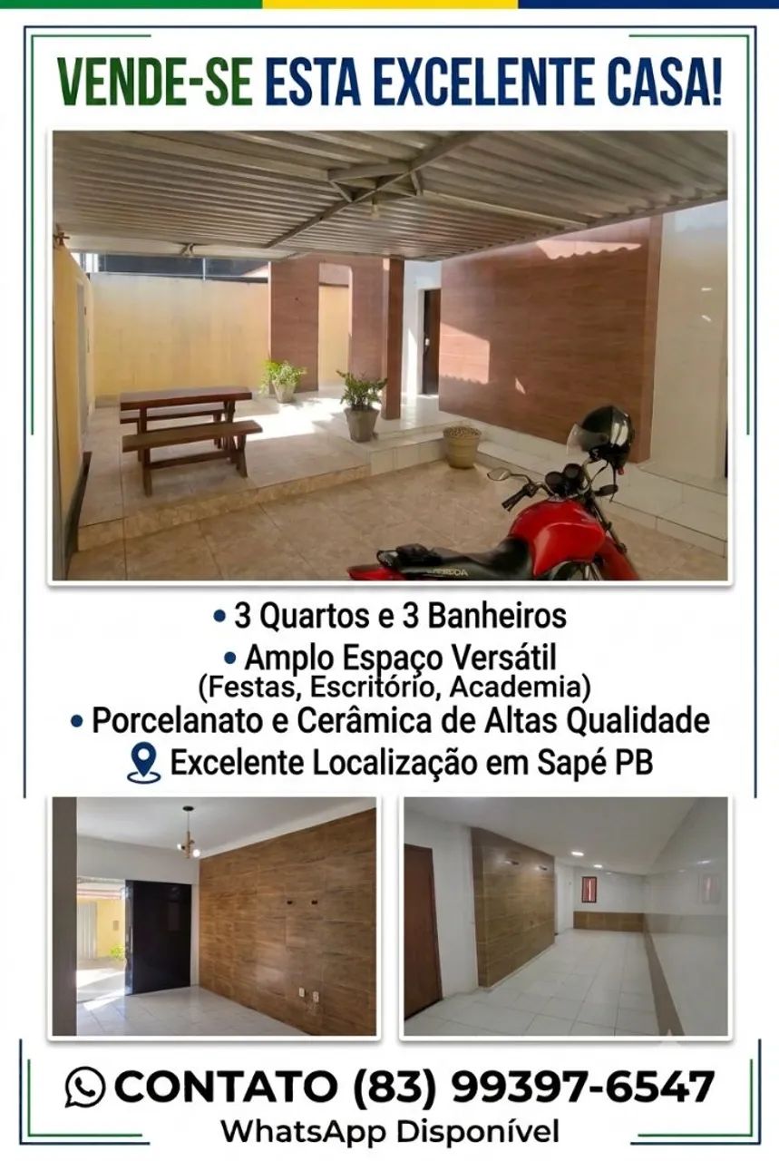 Casa à venda (possibilidade em alugar)