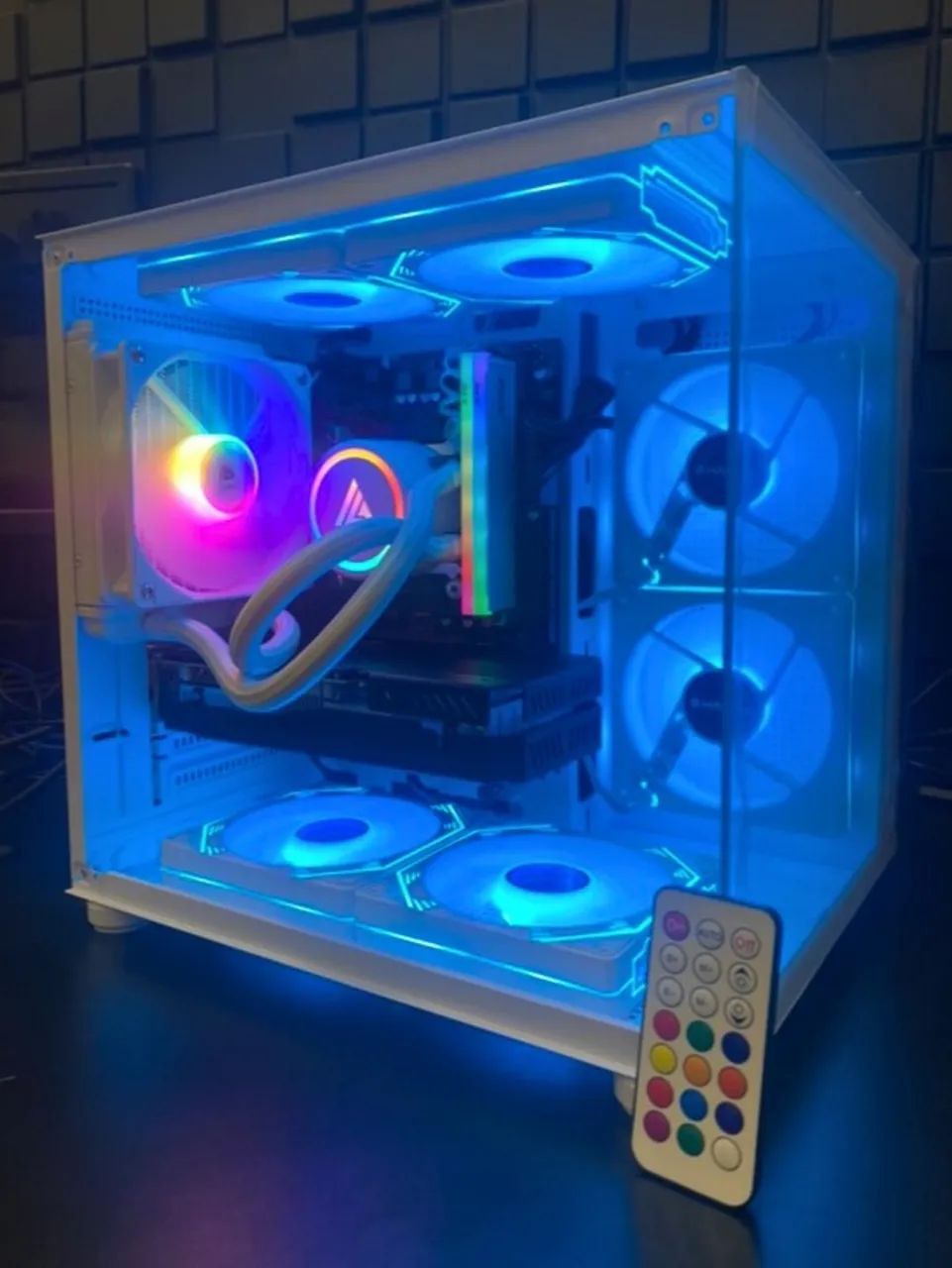 Pc gamer Ryzen 7 2700X 32gb ram Nvme 1TB RTX 3050 6GB- Loja física - Foto 2