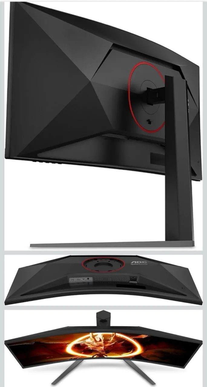 Monitor Gamer AOC 32? tela curva - Foto 2