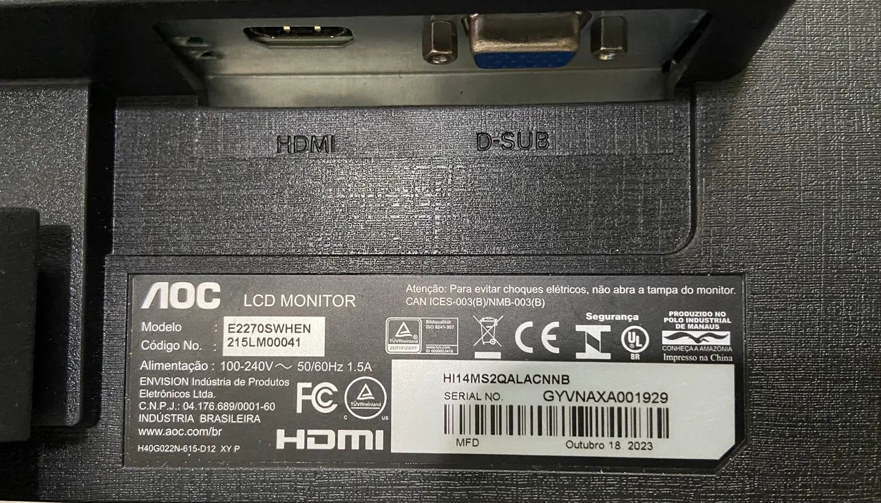 Monitor AOC 22 Polegadas - Foto 3