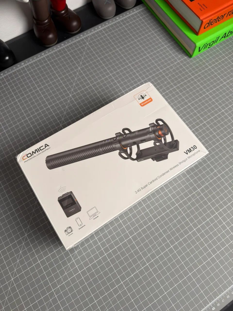 Comica VM40 - Microfone de vídeo profissional - Wireless